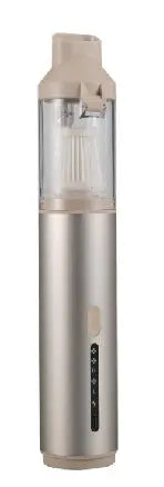 Portable Cordless Handheld Vacuum Cleaner - 16000Pa Suction, 3x2000mAh Battery, Multiple Attachments(Gold) Wholesale Hub