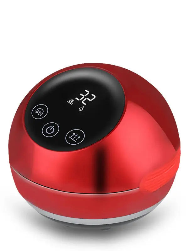 Smart Electric Cupping & Gua Sha Massager with Red Light Therapy & Magnetic Stones - 5 Levels, Rechargeable(red) Wholesale Hub