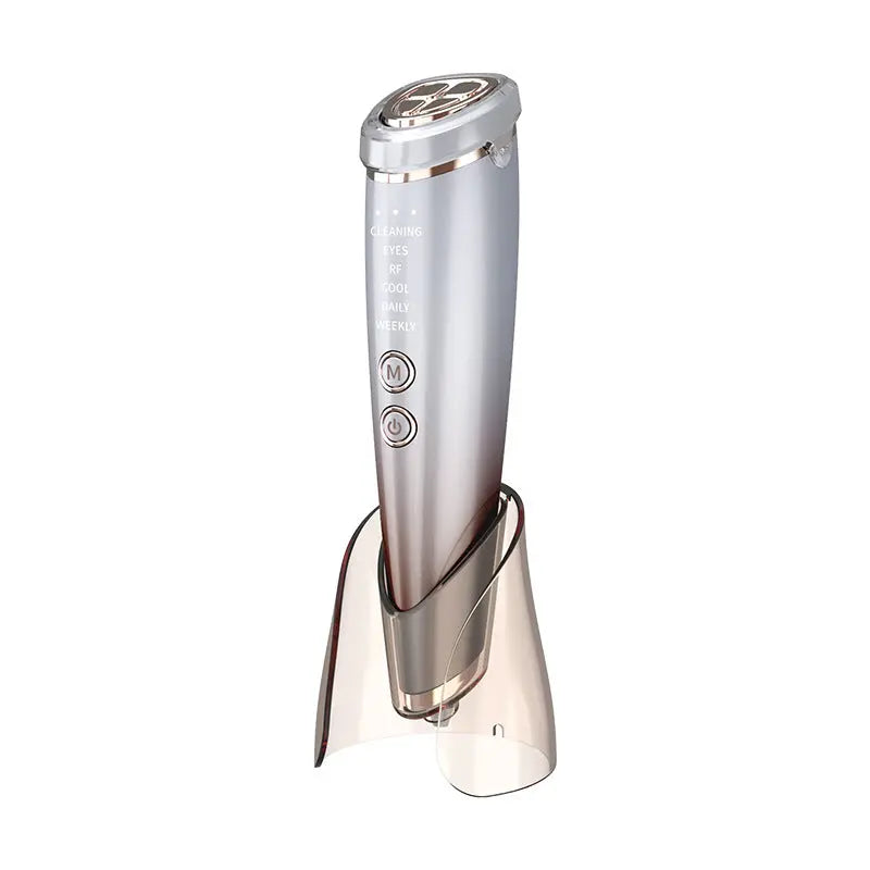 Multi-Function Facial Beauty Device - 6 Modes, 3 Intensity Levels, LED Therapy & Magnetic Charging(Gradient Color) Wholesale Hub