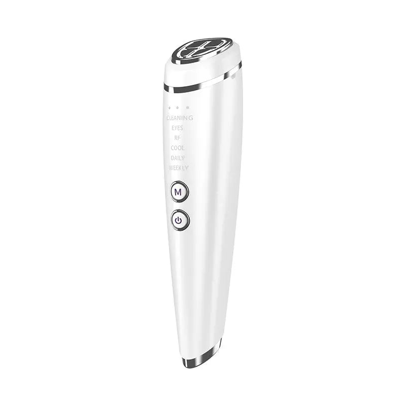 Multi-Function Facial Beauty Device - 6 Modes, 3 Intensity Levels, LED Therapy & Magnetic Charging(white) Wholesale Hub