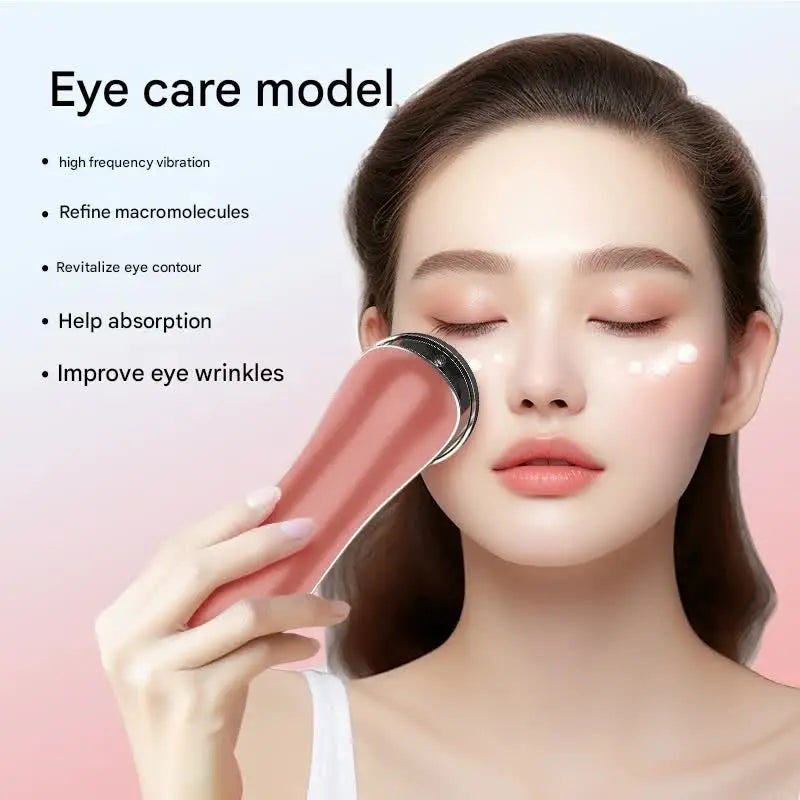 4-in-1 Facial Beauty Device - LED Light Therapy, Warm Lifting, Ion Cleansing & Eye Care(red) Wholesale Hub