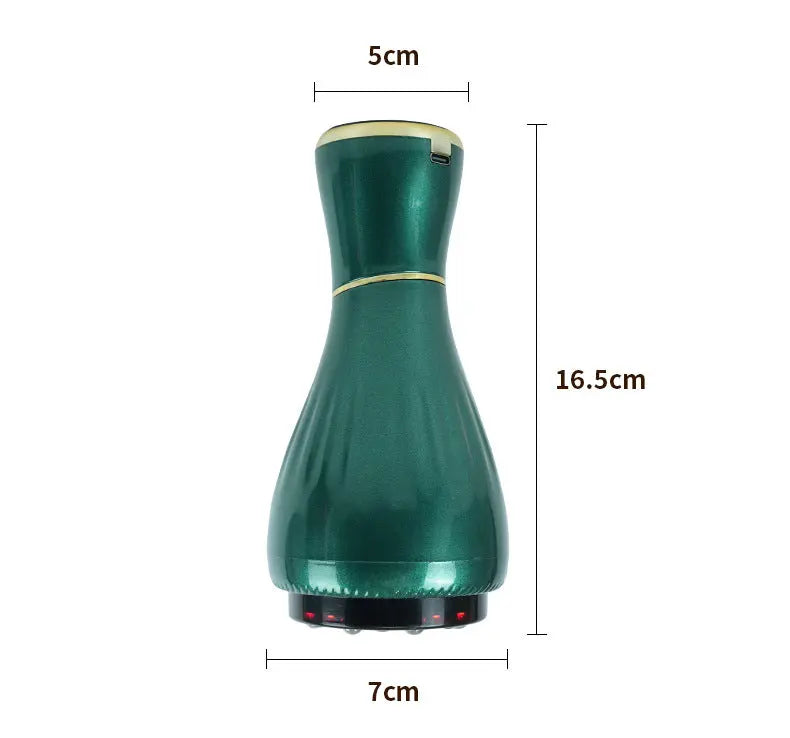 Green Portable Electric Cupping Therapy Device - Adjustable Intensity & Heat Wholesale Hub