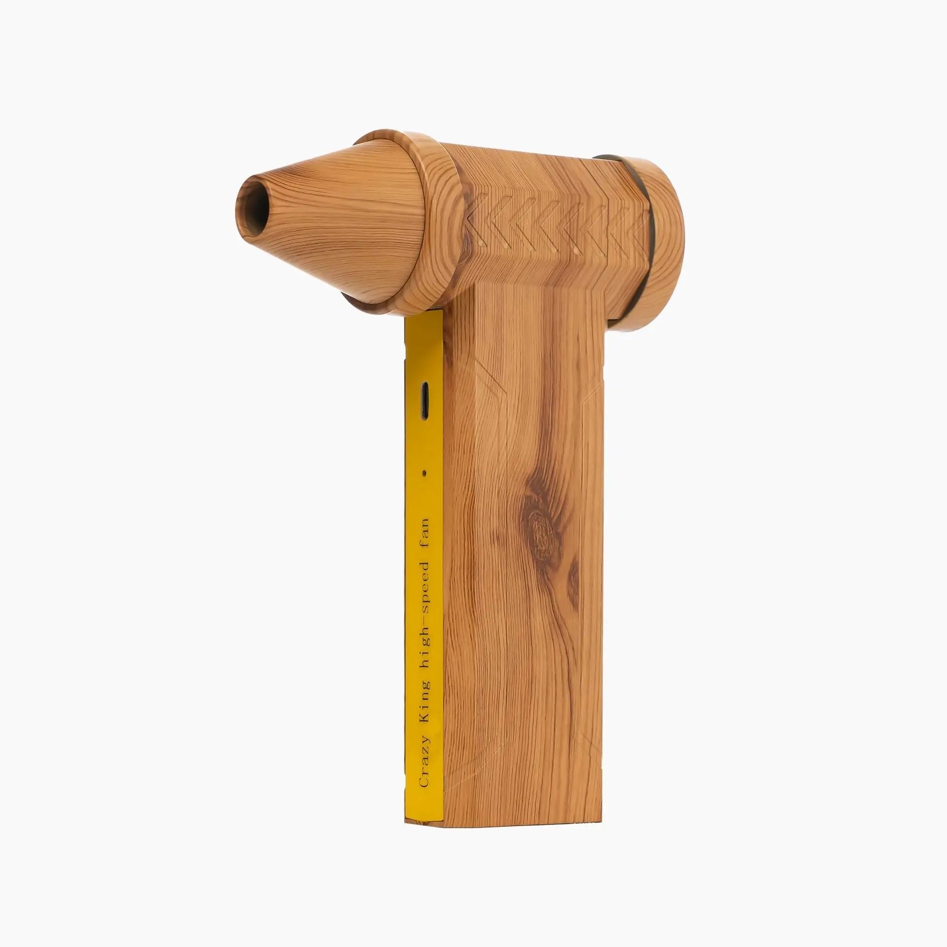 Portable Jet Fan - 200W Powerful Handheld Air Duster & Blower (Wood Grain) Wholesale Hub