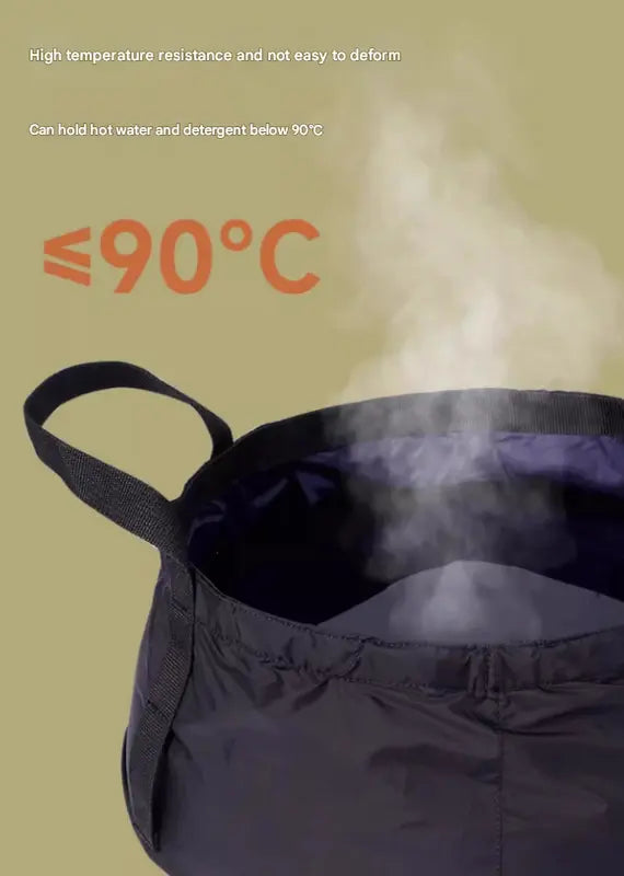 2 Pcs Dark Purple Ultra-Lightweight Collapsible Travel Basin - Waterproof Folding Bucket for Camping, Hiking & Outdoors (8.5L) Wholesale Hub