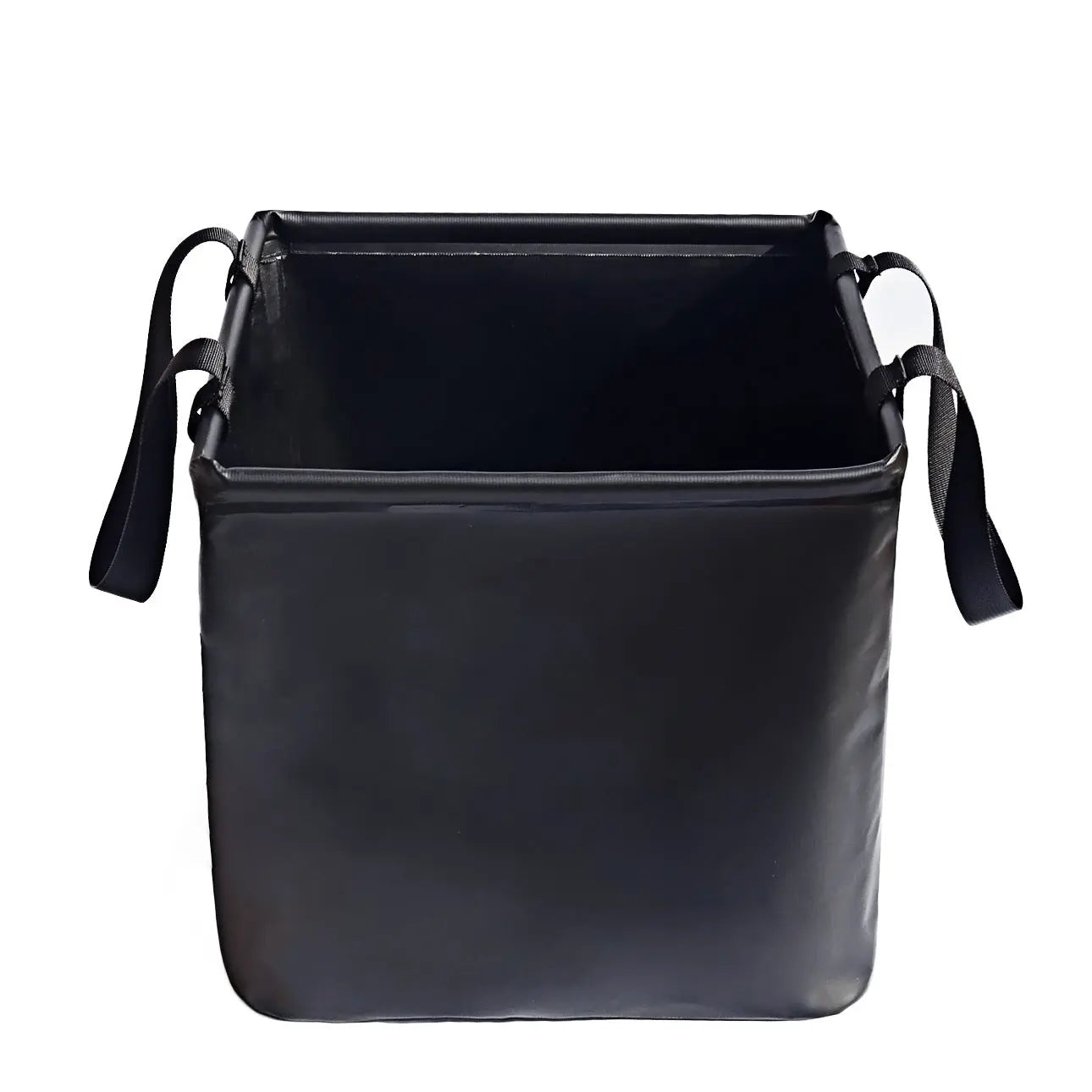 Black 25L Collapsible Bucket - Heavy-Duty PVC Waterproof Folding Pail for Fishing, Camping & Car Washing Wholesale Hub