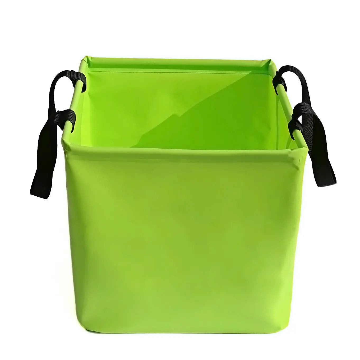 Green 25L Collapsible Bucket - Heavy-Duty PVC Waterproof Folding Pail for Fishing, Camping & Car Washing Wholesale Hub