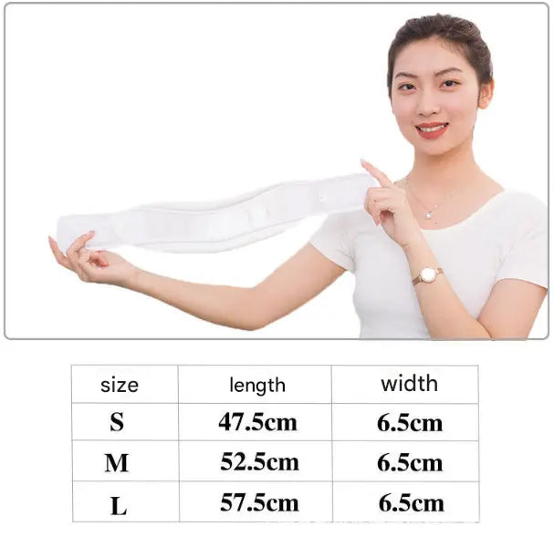Size M White Adjustable Cervical Collar Neck Brace - Breathable Support for Pain Relief & Posture Wholesale Hub