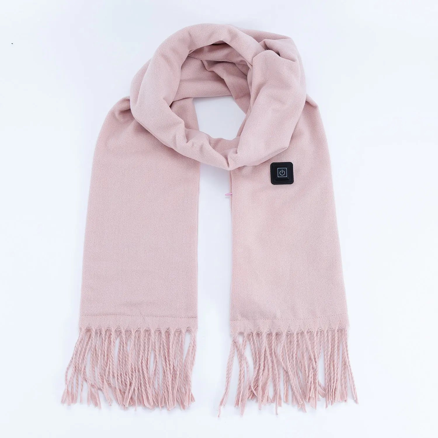 Pink USB Electric Heated Scarf - 3-Level Heat Setting Winter Neck Warmer Wholesale Hub
