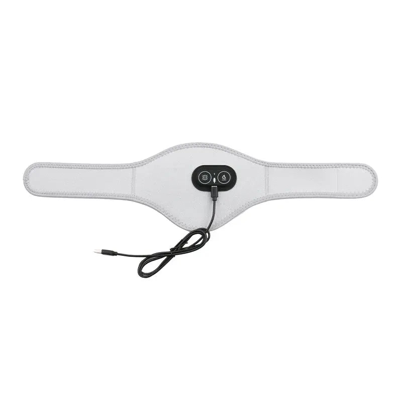 Light Grey Heated Vibrating Neck Wrap - USB Powered Massager for Soothing Pain Relief with 3 Heat & 3 Vibration Modes Wholesale Hub