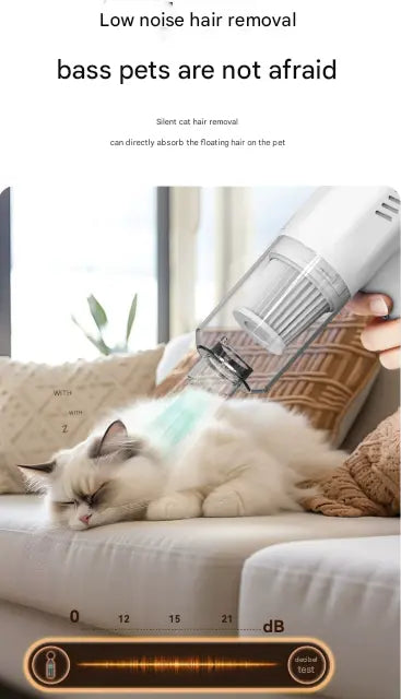 White 2-in-1 Cordless Handheld Vacuum and Air Blower - Portable & Lightweight Cleaner for Car, Home, and Pet Hair Wholesale Hub