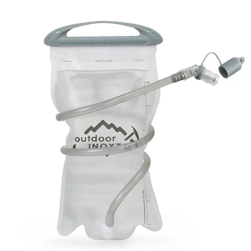 1.5L White Hydration Bladder - Foldable Water Bag for Cycling, Running, Hiking, and Outdoor Sports Wholesale Hub