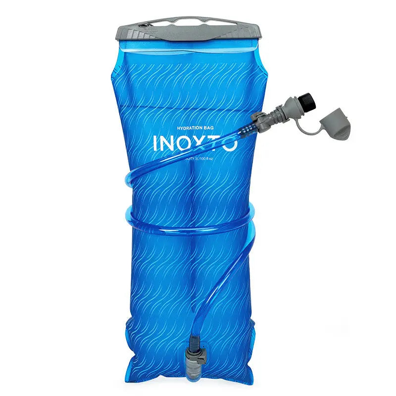 1.5L Blue Hydration Bladder - Foldable Water Bag for Cycling, Running, Hiking, and Outdoor Sports Wholesale Hub