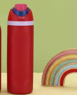 Red 32oz 304 Stainless Steel Insulated Water Bottle - Dual-Drink Pop-Up Lid Wholesale Hub