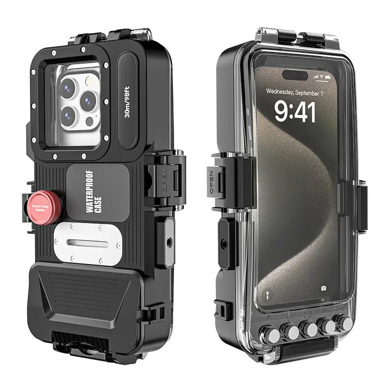 Universal 30m Bluetooth Diving Case for Apple & Samsung - Deep-Water Waterproof Phone Protector Wholesale Hub
