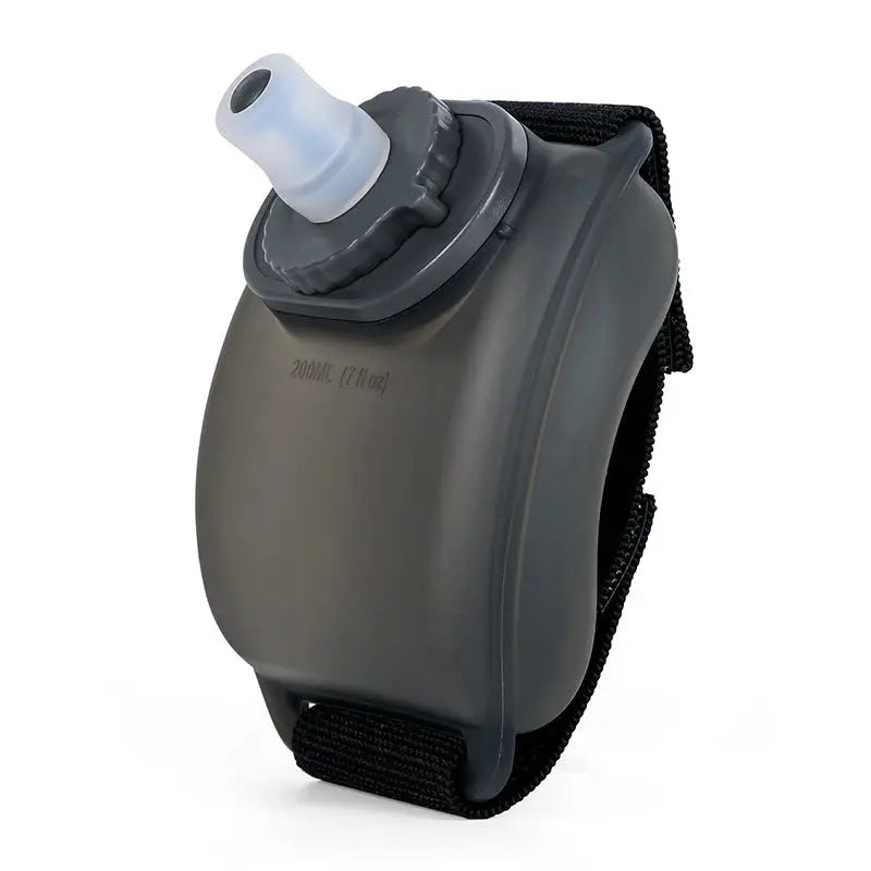 2-Pices Black Ergonomic Wearable Hydration Flask - Hands-Free Wrist Water Bottle for Running & Sports Wholesale Hub