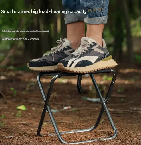 Small Red Ultralight Portable Folding Camping Stool - Compact Aluminum Chair for Hiking, Fishing & Outdoor Events Wholesale Hub