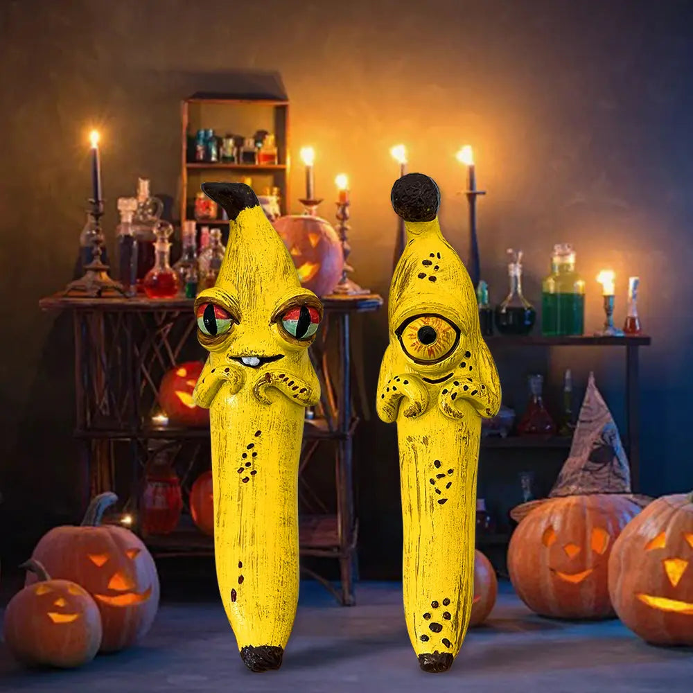 One-Eye Charming Magic Banana Resin Craft Ornament 3piece Wholesale Hub