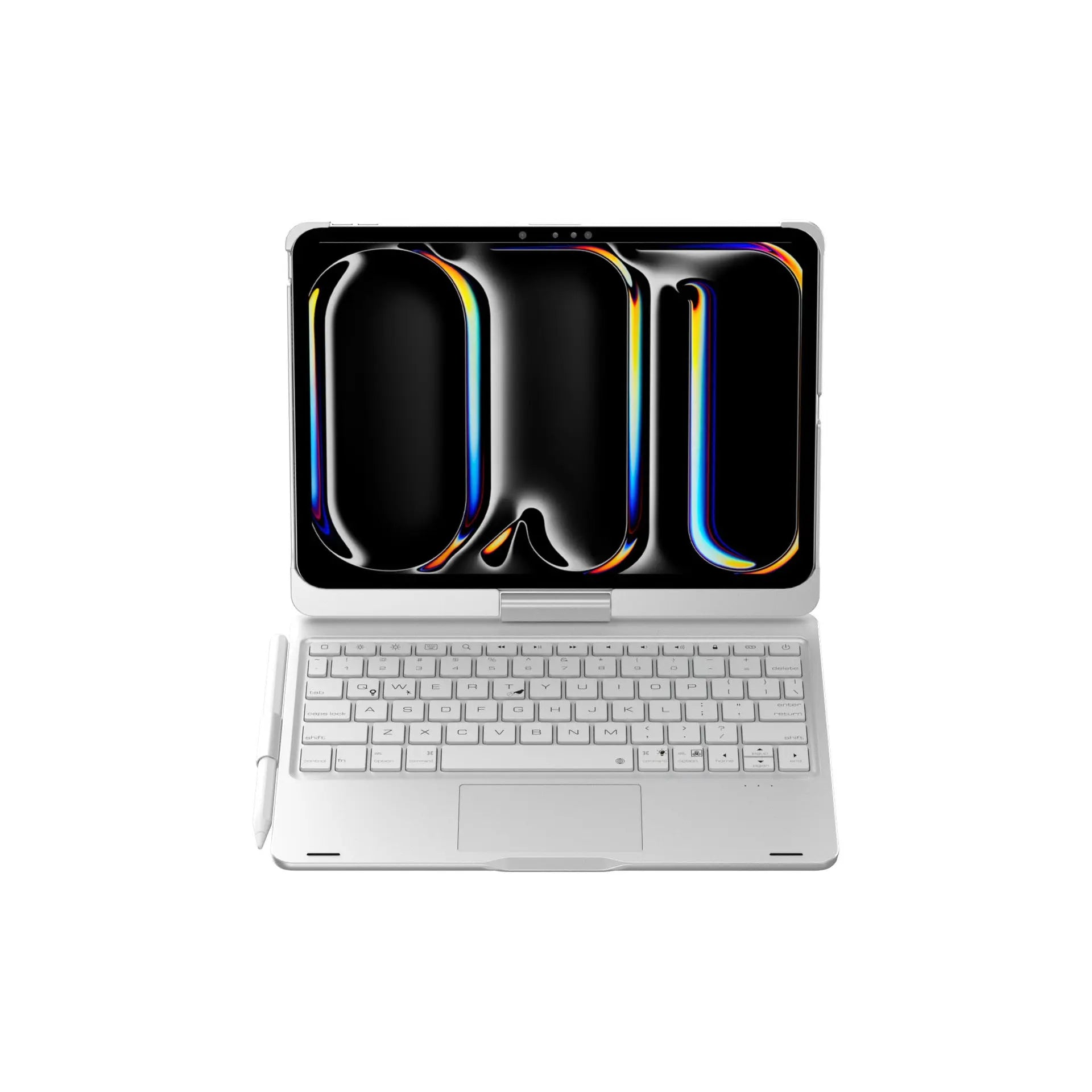 Black Magic Keyboard Case for ipad Air6/Air7 11-inch, Bluetooth Keyboard with RGB Backlight & Precision Trackpad Wholesale Hub