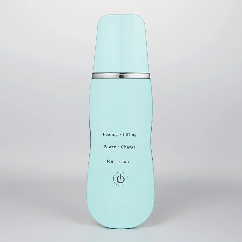 Ultrasonic Skin Scrubber - Deep Cleansing, Peeling, Lifting & Ion Infusion Facial Spatula(green) Wholesale Hub