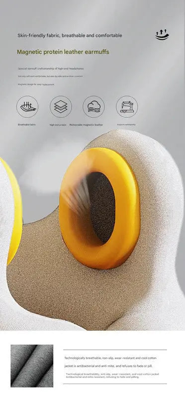Smart Neck Pillow with Dual Noise Reduction, HIFI Bluetooth Music & Graphene Heating - Sleep Elf" Travel Pillow(Lake blue)" Wholesale Hub