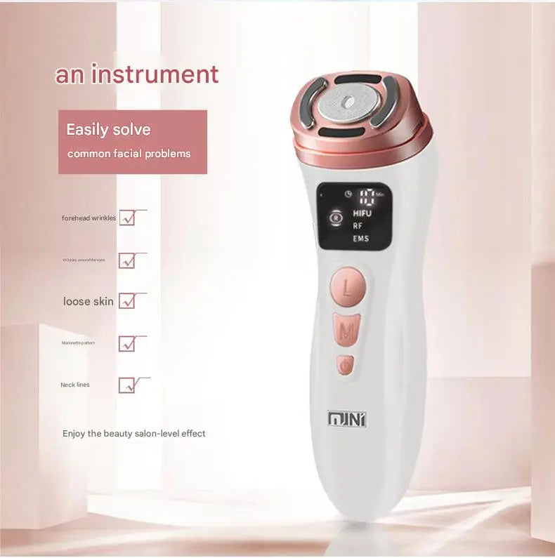 3-in-1 Facial Firming & Anti-Wrinkle Device with HIFU, RF & EMS Technology(White) Wholesale Hub