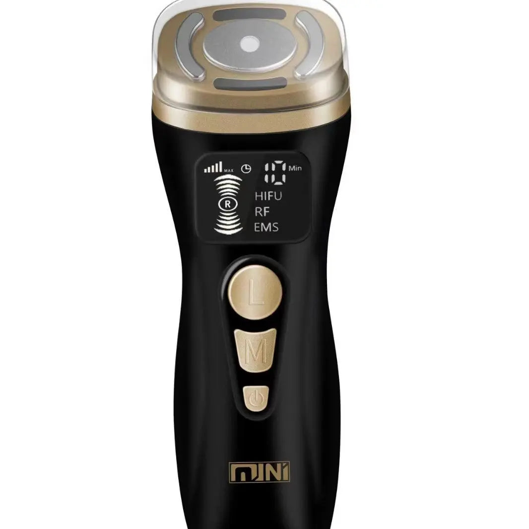 3-in-1 Facial Firming & Anti-Wrinkle Device with HIFU, RF & EMS Technology(black) Wholesale Hub