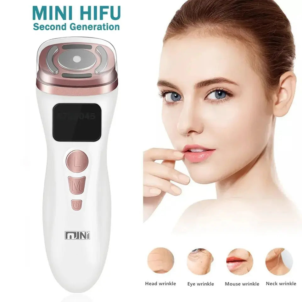 3-in-1 Facial Firming & Anti-Wrinkle Device with HIFU, RF & EMS Technology(black) Wholesale Hub