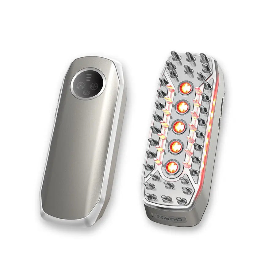 Advanced 4-in-1 Hair Growth Comb with LLLT, RF, EMS & Vibration Massage(White) Wholesale Hub