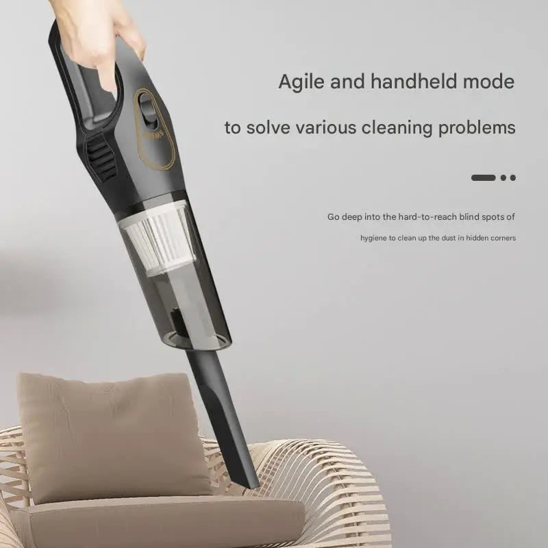 Cordless 2-in-1 Handheld & Stick Vacuum Cleaner with Detachable Water Tank & Dust Mite Remover(white) Wholesale Hub