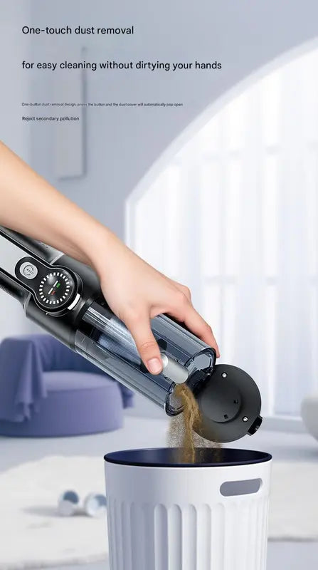 Multi-Function Cordless Handheld Vacuum Cleaner & Blower - Powerful Brushless Motor with Digital Display(Black and gray) Wholesale Hub