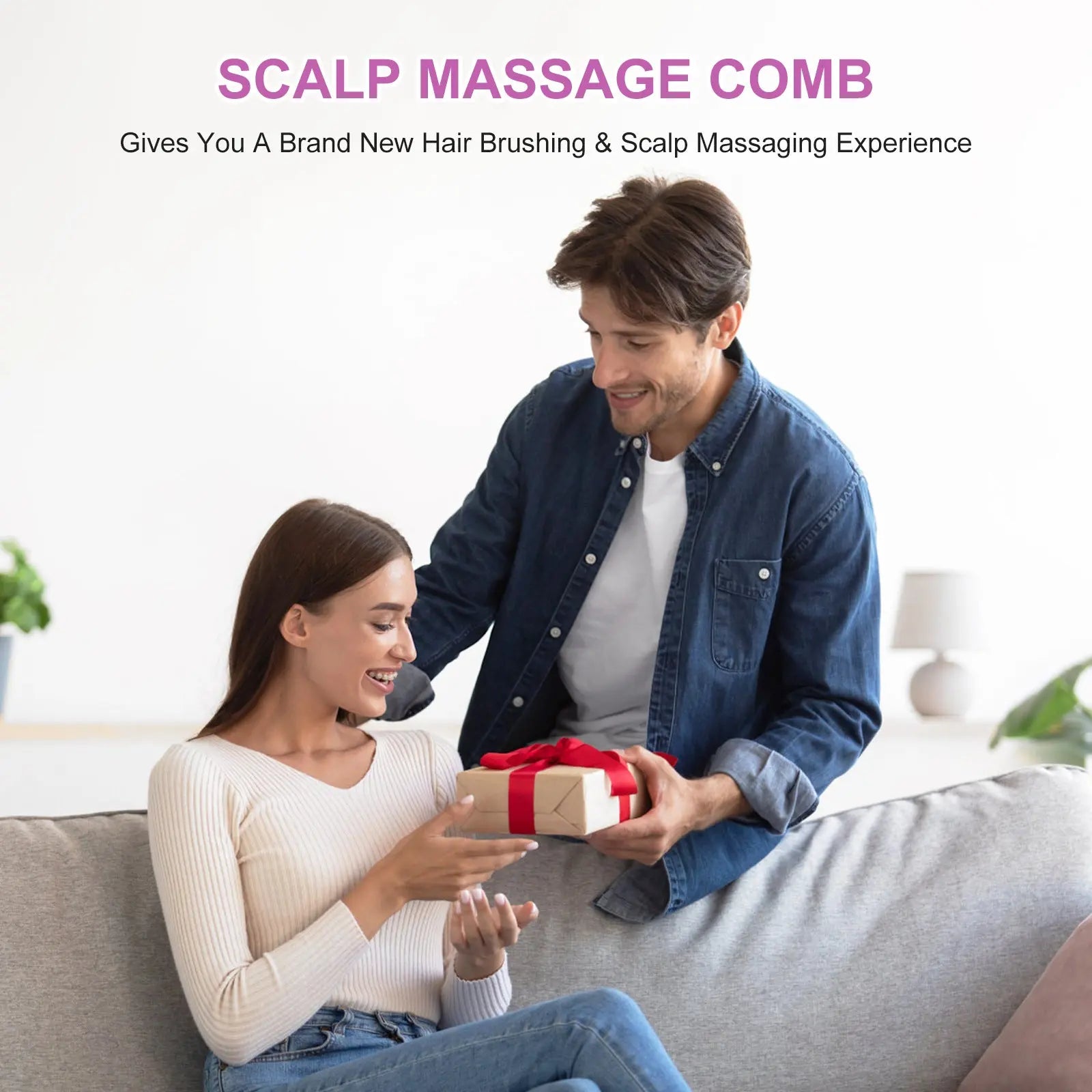 Electric Scalp Massager & Essential Oil Applicator Brush - 360 Kneading, 3 Modes, USB-C Rechargeable(black) Wholesale Hub
