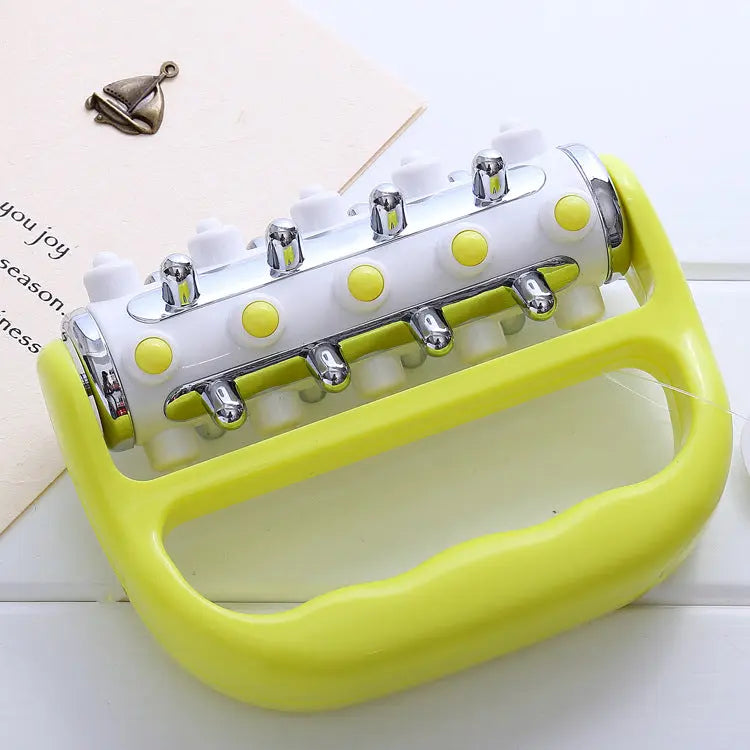 Blue Ergonomic Body Roller Massager - Handheld Deep Tissue Tool for Muscle Relief and Fascia Release Wholesale Hub