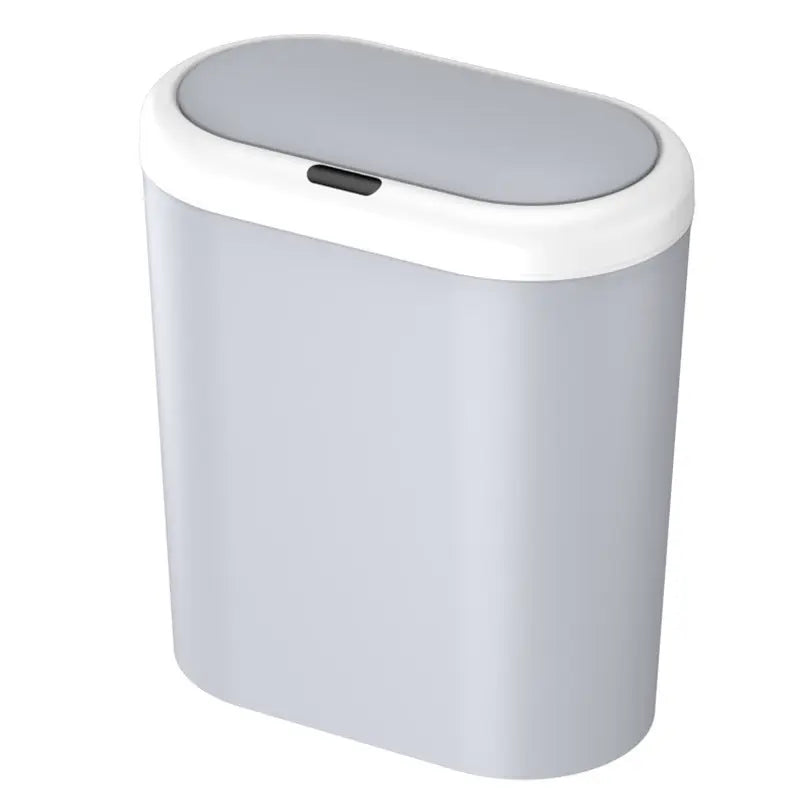 Grey Smart Sensor Trash Can – 15L Capacity, Compact Design for Home Use with Automatic Induction Opening(Three sensor modes) Wholesale Hub