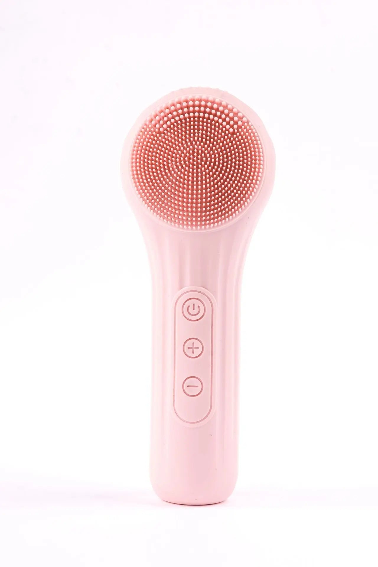 Pink Multi-Functional Silicone Facial Cleansing Brush – Ultrasonic & Heat Infusion Beauty Device Wholesale Hub