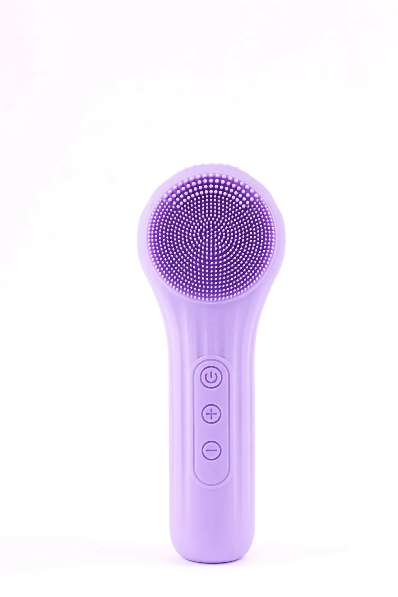 Purple Multi-Functional Silicone Facial Cleansing Brush – Ultrasonic & Heat Infusion Beauty Device Wholesale Hub