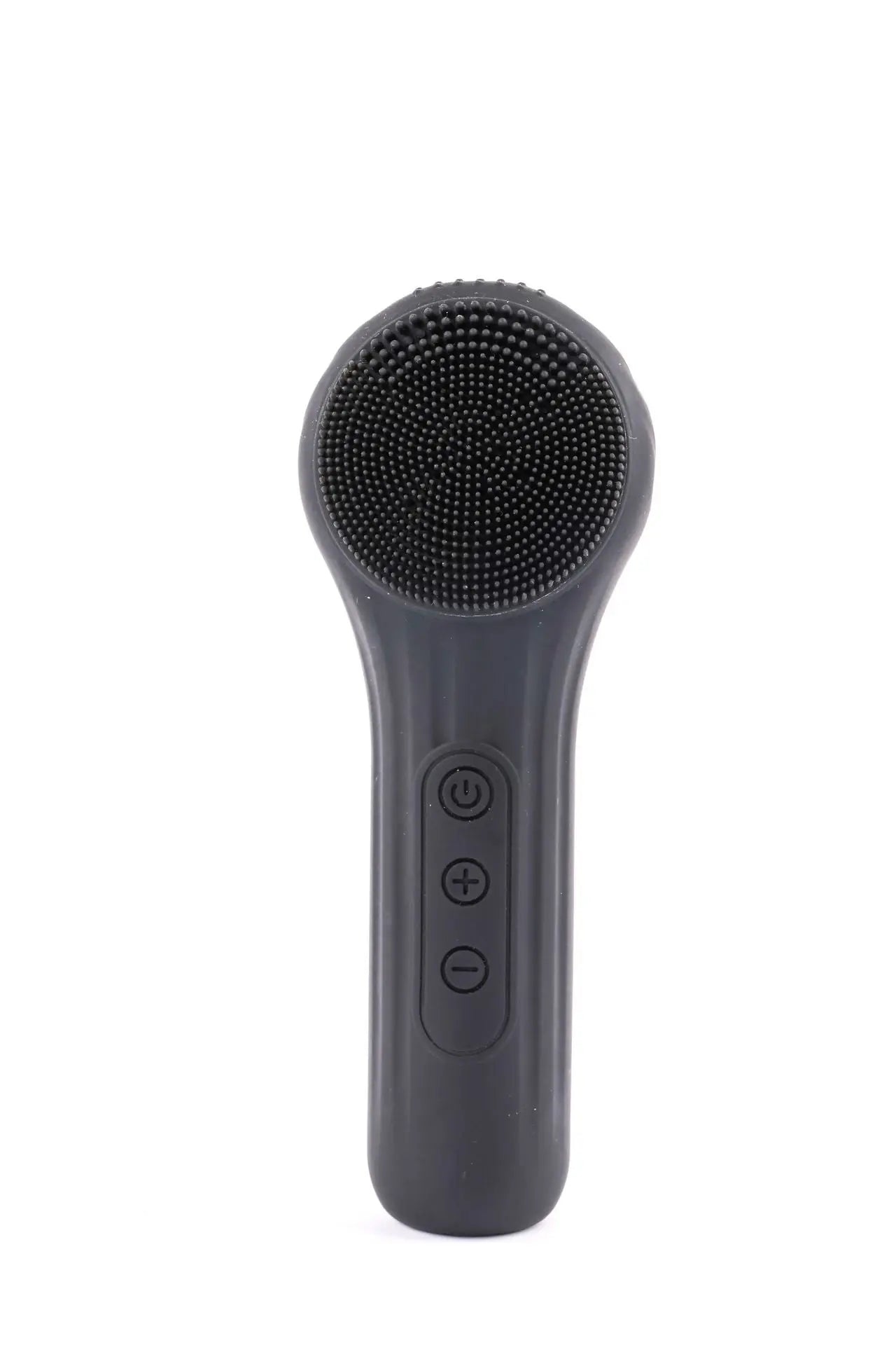 Black Multi-Functional Silicone Facial Cleansing Brush – Ultrasonic & Heat Infusion Beauty Device Wholesale Hub