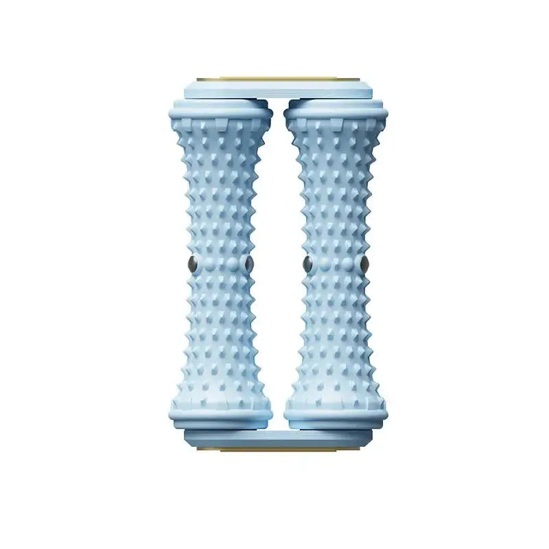 Blue Dual Foot Massager Roller - Therapeutic Deep Tissue Tool for Plantar Fasciitis, Arch Pain Relief & Muscle Relaxation Wholesale Hub