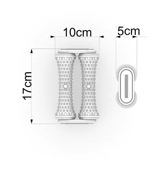 Purple Dual Foot Massager Roller - Therapeutic Deep Tissue Tool for Plantar Fasciitis, Arch Pain Relief & Muscle Relaxation Wholesale Hub