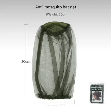10-Piece Set: Outdoor Fishing & Night Fishing Mosquito Head Net - Insect Repellent Hat Mesh, Sun Protection, Breathable Bee Hat & Sun Visor for Men & Women Wholesale Hub