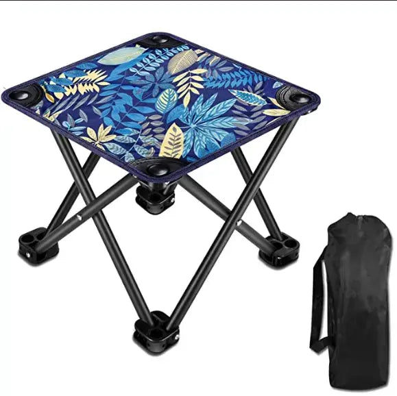 2-Pack Portable Outdoor Fishing Stool - Multi-Functional Leisure Chair for Camping, Art, Beach & More (28x28x24 cm) Wholesale Hub