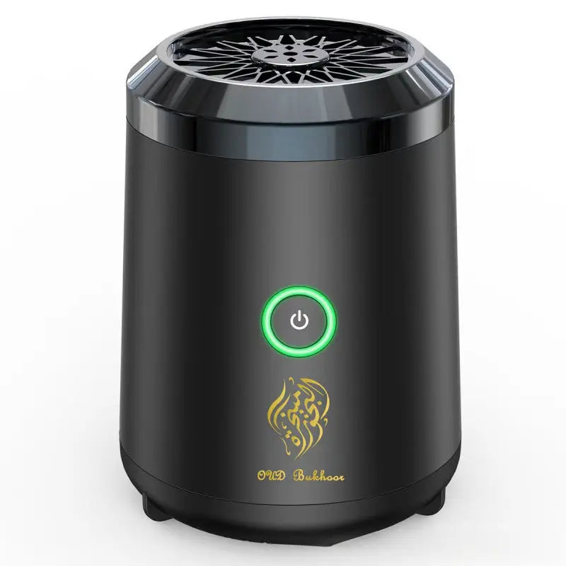 Portable Electric Oud Bukhoor Incense Burner with Speaker - USB Rechargeable Aroma Diffuser for Car and Home - Fits Australian Cup Holders - 98mm Wholesale Hub