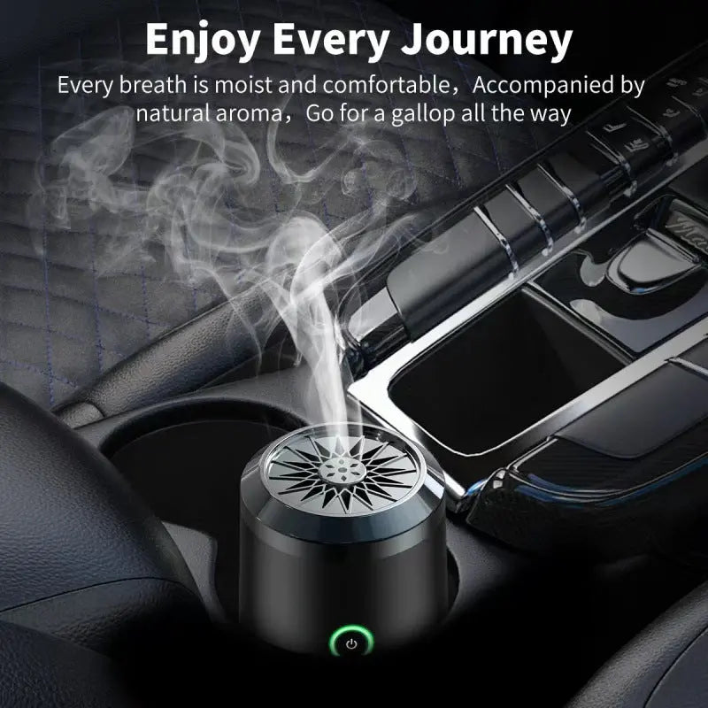 Portable Electric Oud Bukhoor Incense Burner with Speaker - USB Rechargeable Aroma Diffuser for Car and Home - Fits Australian Cup Holders - 98mm Wholesale Hub