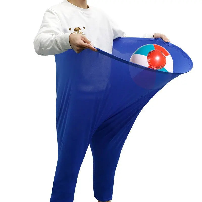 Blue Granny Pants Yard Game for Kids - Durable Outdoor Tossing Activity with Ball and Pump - 60x80cm Fun Backyard Game for Australian Family BBQs Wholesale Hub