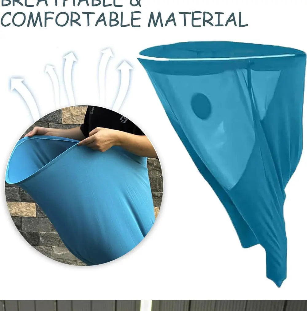Blue Granny Pants Yard Game for Kids - Durable Outdoor Tossing Activity with Ball and Pump - 60x80cm Fun Backyard Game for Australian Family BBQs Wholesale Hub