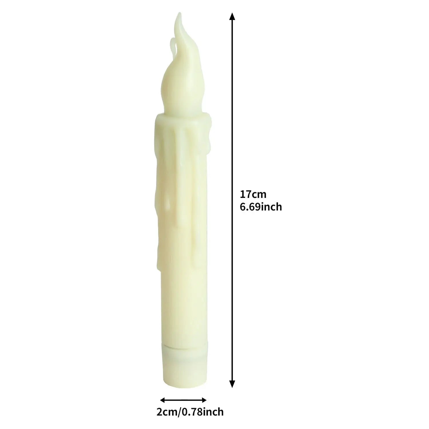 20-Pack LED Taper Candles, Remote, Hooks, & Line Wholesale Hub