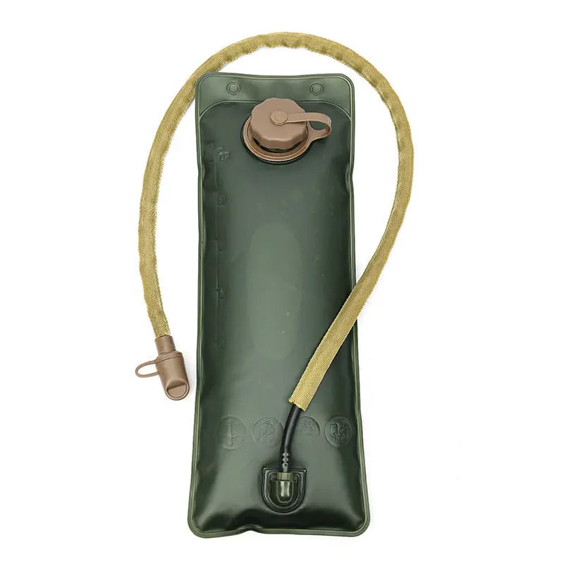 Outdoor Khaki 2.5L Hydration Bladder for Running & Cycling - Eco-Friendly PEVA Material Water Reservoir Pack Insert with Bite Valve & 93CM Water Pipe Wholesale Hub