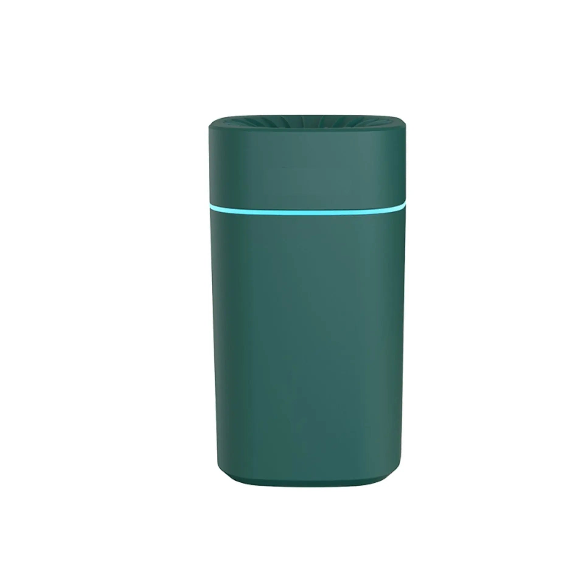 Green 2-in-1 Ultrasonic Air Humidifier with 7-Color LED Night Light - Quiet Desktop Mini Humidifier for Home, Office, Bedroom Wholesale Hub