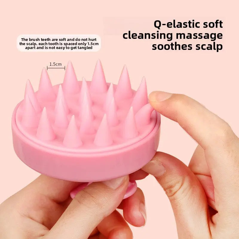 5-Pcs Green Soft Scalp Massager Shampoo Brush with Detachable Bristles Handheld Hair Scrubber for Deep Cleaning and Head Massage Wholesale Hub