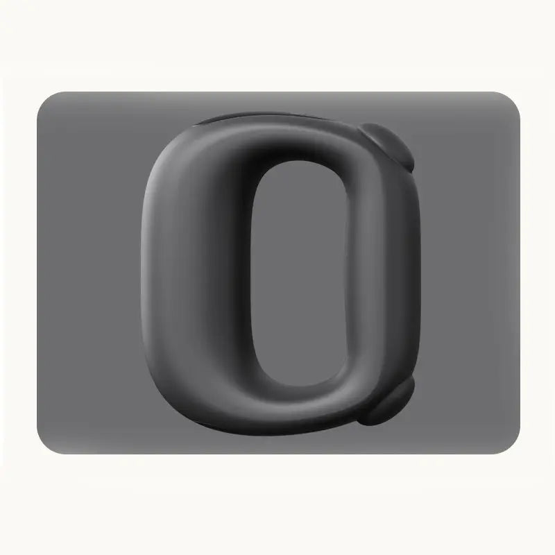 Black Portable Fascia Massage Ring Vibration Massager with Heat and LED Display for Muscle Relaxation and Body Shaping Wholesale Hub