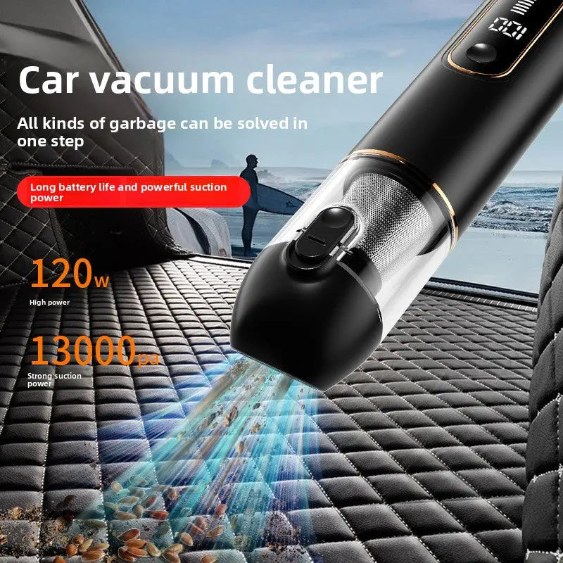 Black 2-in-1 Cordless Handheld Car Vacuum Cleaner and Air Blower Powerful Suction Brushless Motor Portable Duster for Home and Auto Wholesale Hub